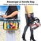 Clear Crossbody Transparent Shoulder Bag See Through Pouch Tote Bag Zip Handbag